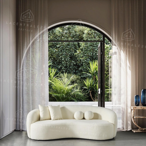 Canapé 3 places - Tissu laine bouclée ou velours – Lisbon