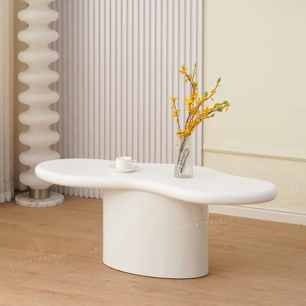 Table basse - Organique blanc - Florea