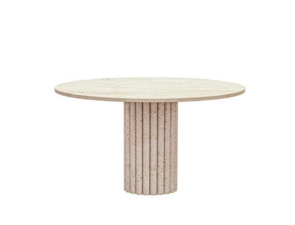 Table à manger - Travertin - Ronde - Octopus