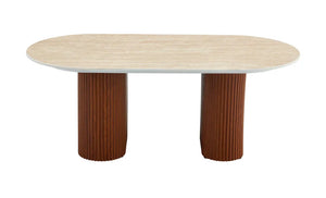 Table basse - Effet marbre - Roxy