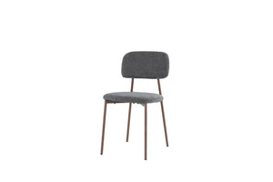 Chaises salle à manger  – Pieds effet noyer – Lots de 2/4/6 – Azra