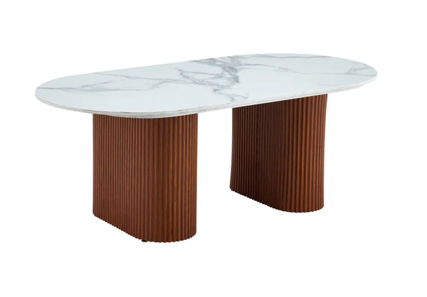 Table basse - Effet marbre - Roxy