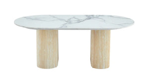 Table basse - Effet marbre - Roxy
